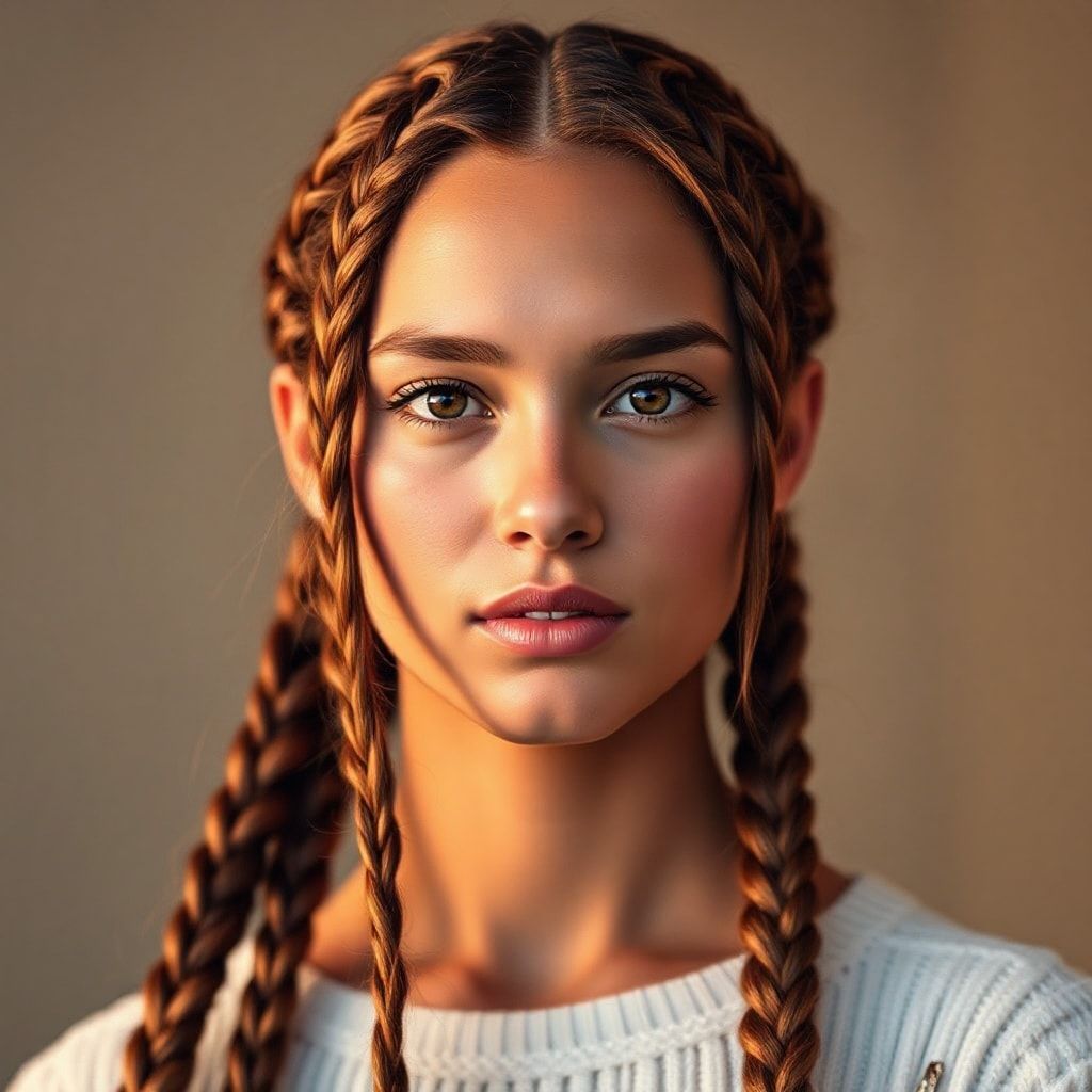 Super-long Dutch Braids